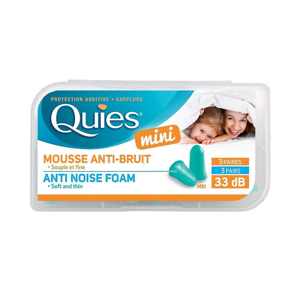 Quies Mini Ear Protection Foam 3 Pairs