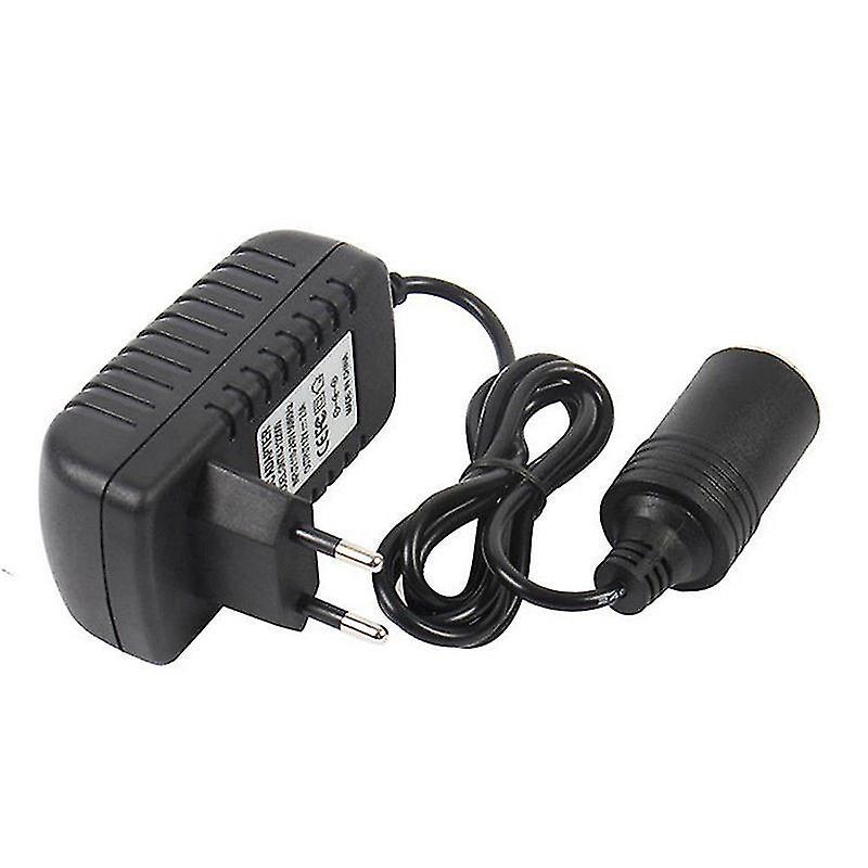 Cryin 220v To 12v Portable Car Cigarette Lighter Socket Adapter Converter Parts EU Plug