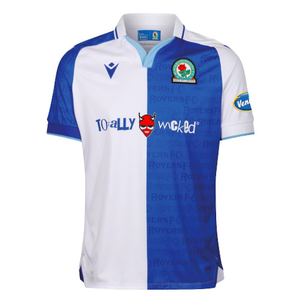 Macron 2023-2024 Blackburn Rovers Home Shirt Blue XXL Adults