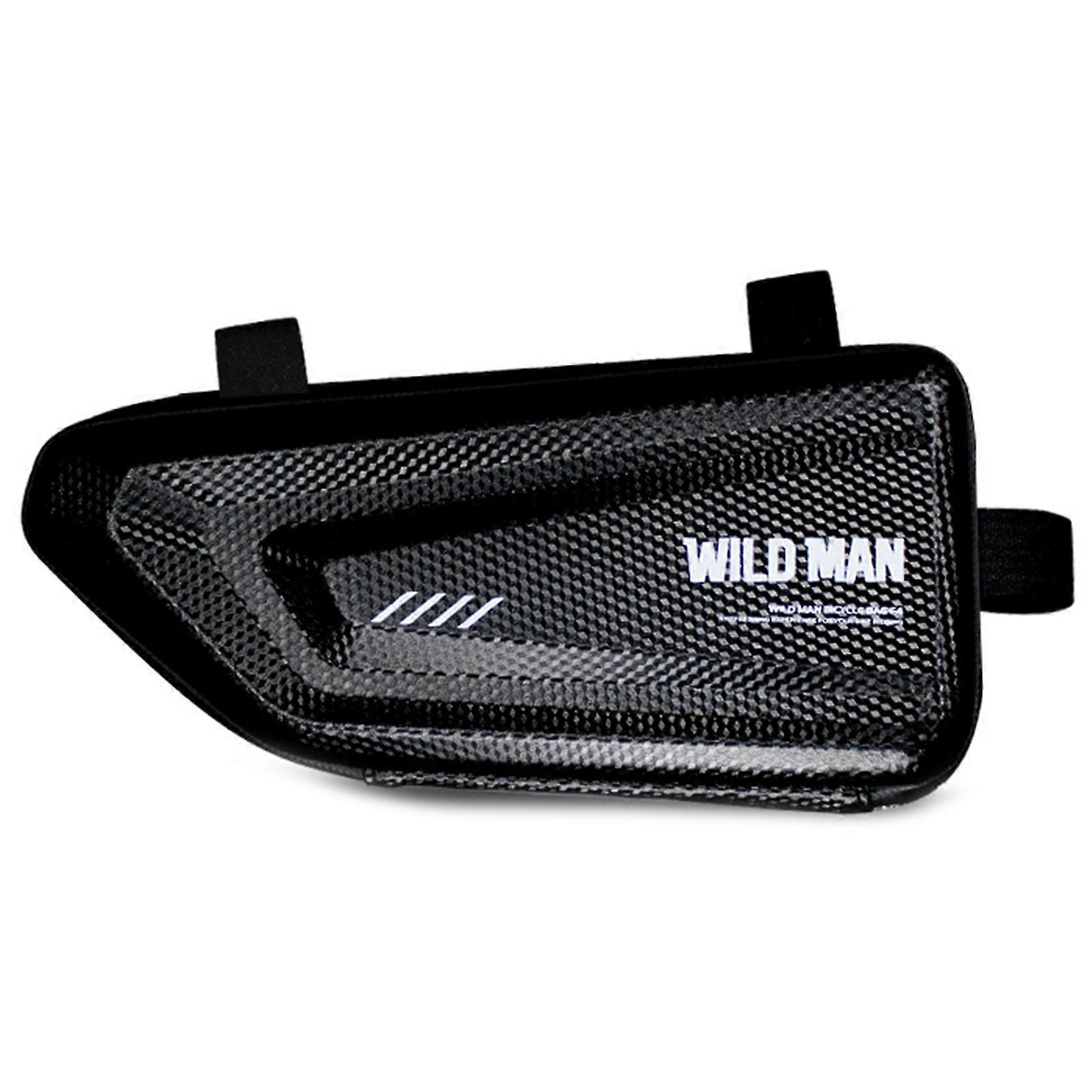 Hislaves WILD MAN-E4 Waterproof Hard Shell Front Tube Frame Bag for Road Bicycle Forward Direction