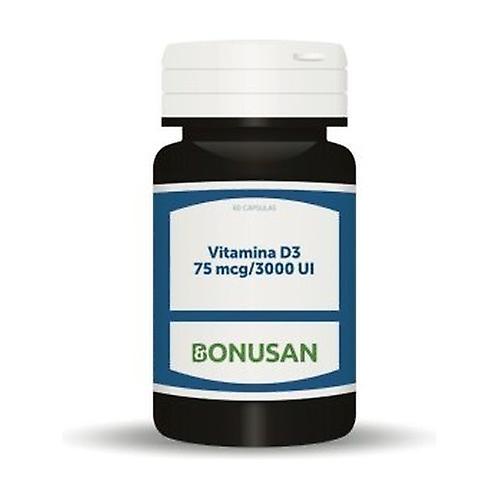 Bonusan Vitamin D3 3000 IU 60 capsules of 75μg