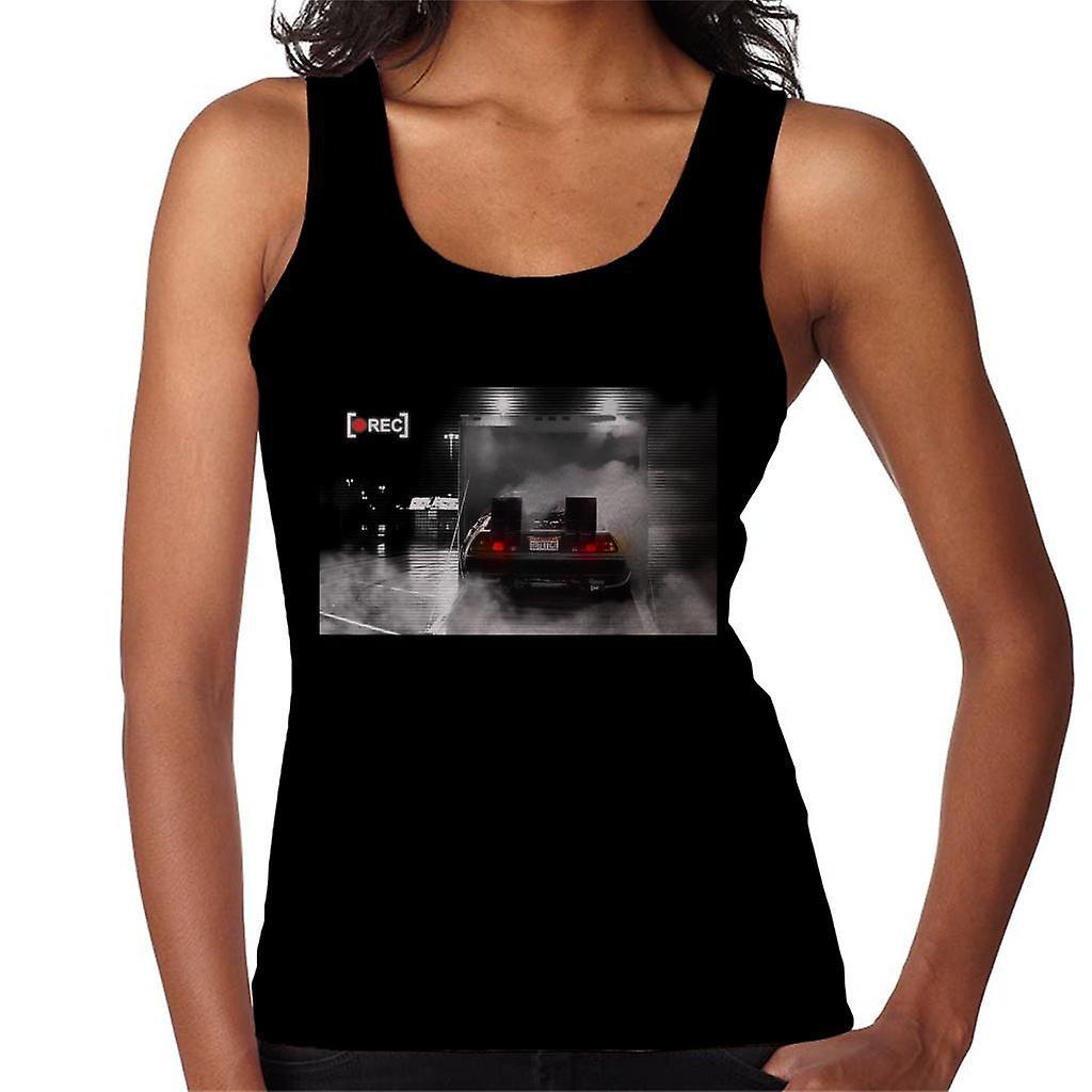 Back to the Future Delorean Rec Women's Vest Black Large