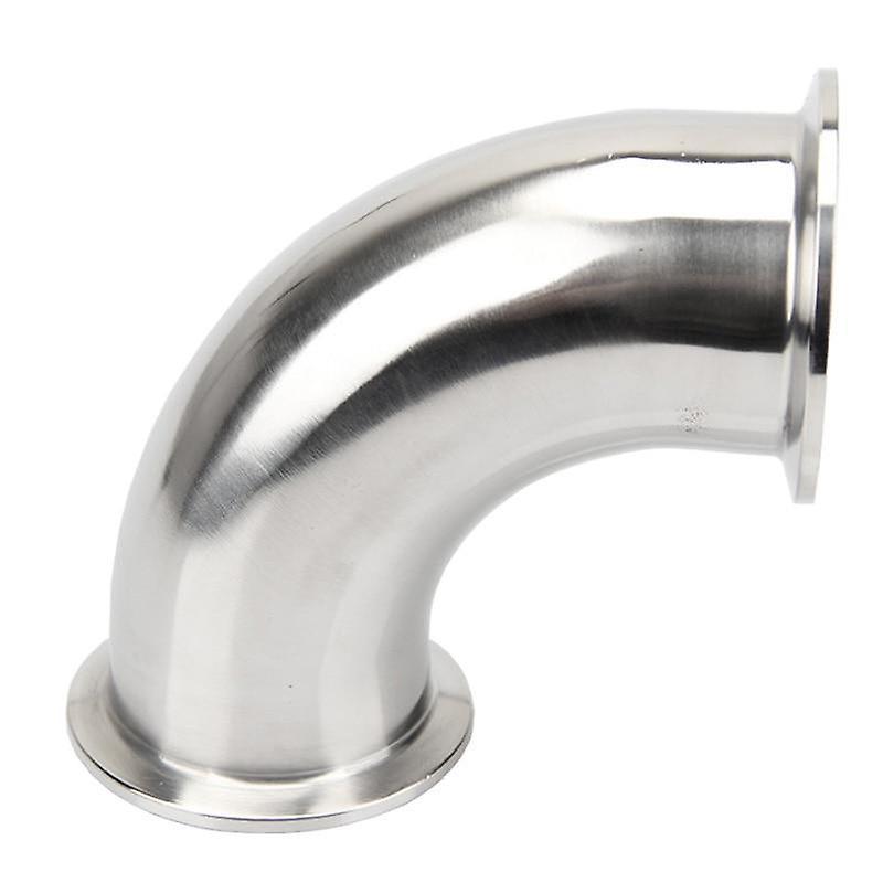 Slowmoose Tri Clamp Elbow 304  Stainless Steel 90 Degree - Clamp Pipe Fitting Homebrew OD38 x Clamp 50.5