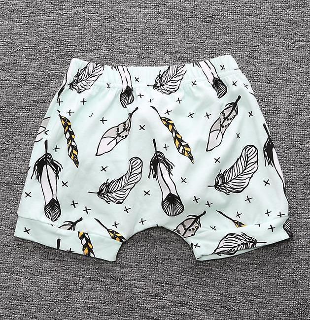 Slowmoose Cartoon Animal Pattern-printed Short Pants 12M