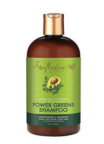 Shea Moisture Power Greens Shampoo for Curly Hair Moringa and Avocado