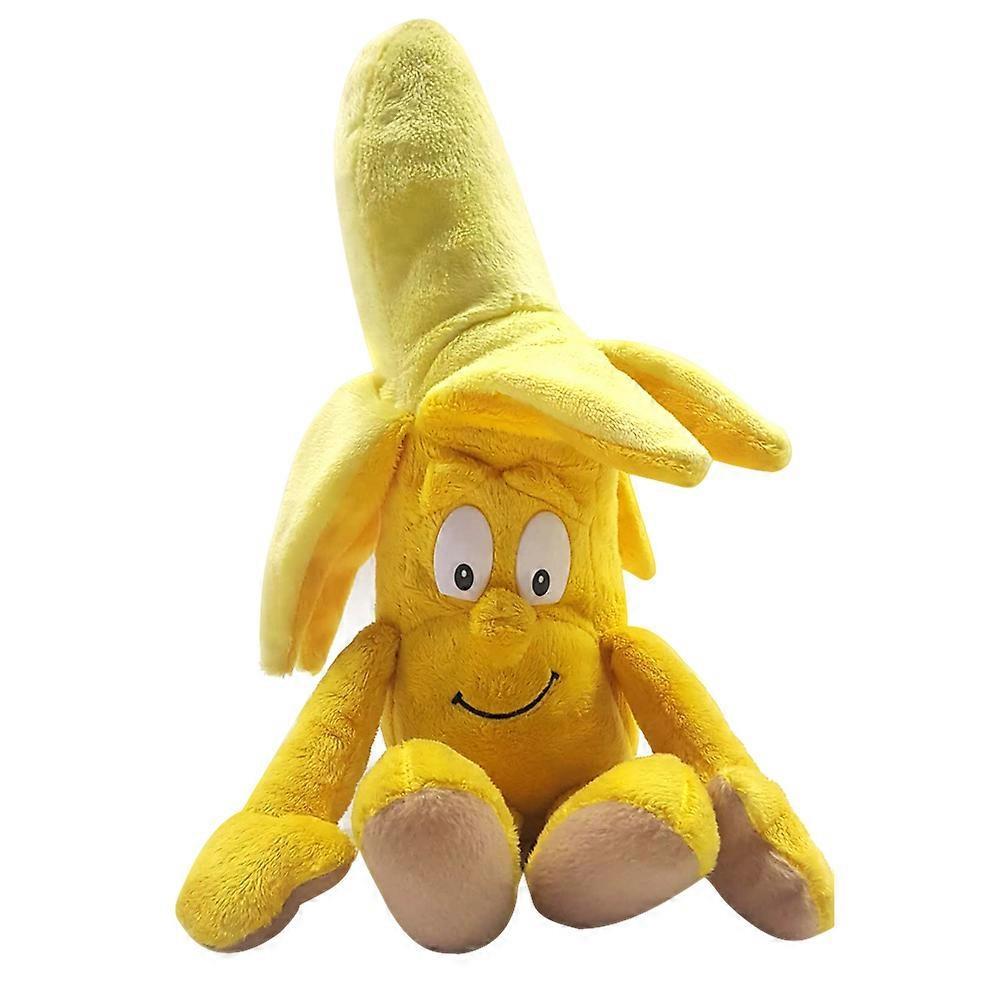 unbrand 1 Pcs Fruit Vegetables Soft Plush Toy Stuffed Doll Cute Gift for Children Kids Banana