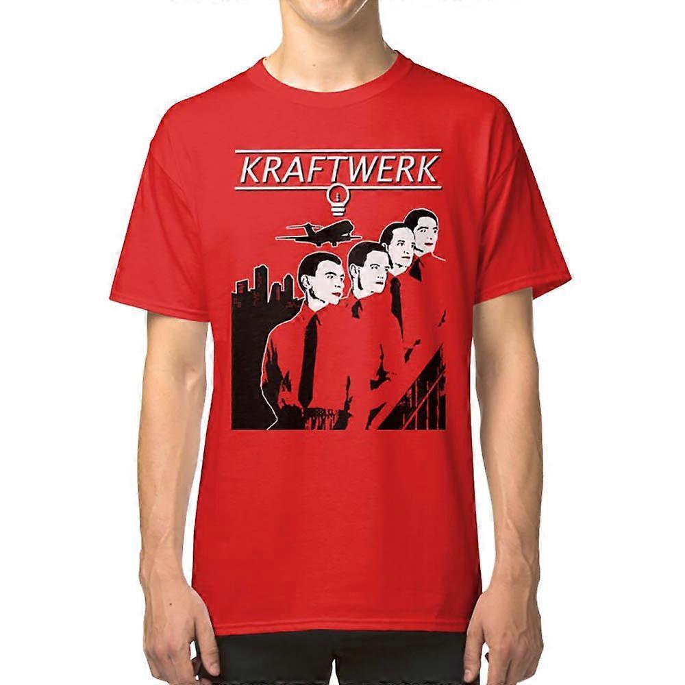 RockShark Kraftwerk - Stencil T-shirt Red XL