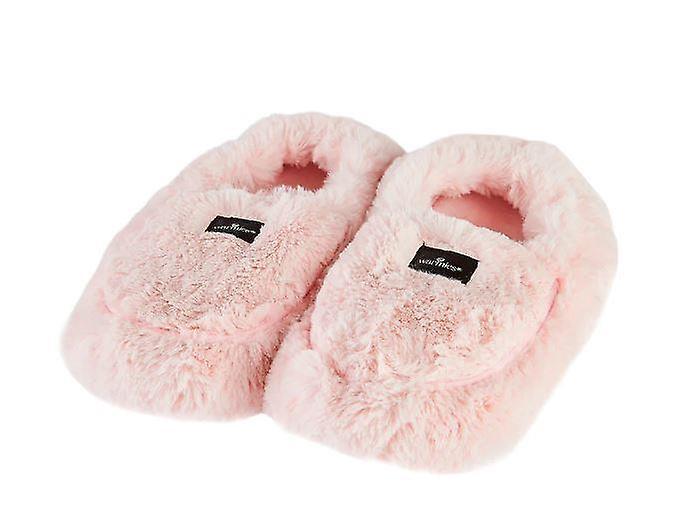 Warmies Microwavable Slippers Wheat Filled Lavender Scented Slip-On Heat Packs Blossom Onesize