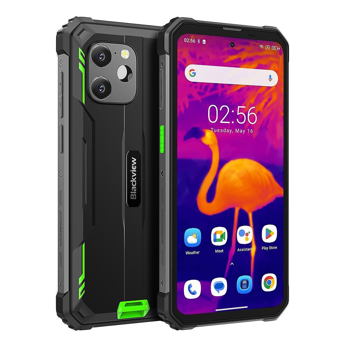 Blackview BV8900 Android 13 Rugged Machine, 6.5'' 1080*2400 16GB 256GB, Octa Core Green