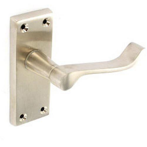 Securit Brushed Nickel Scroll Latch Handles (1 Pair) Silver One Size