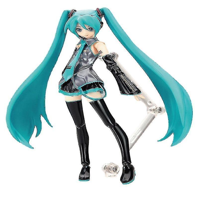 Mingerda 15cm Hatsune Miku Anime Figure Figma 014 Standing Posture Manga Statue Pvc Action Figure Collectible Model Toys Doll Decor no box