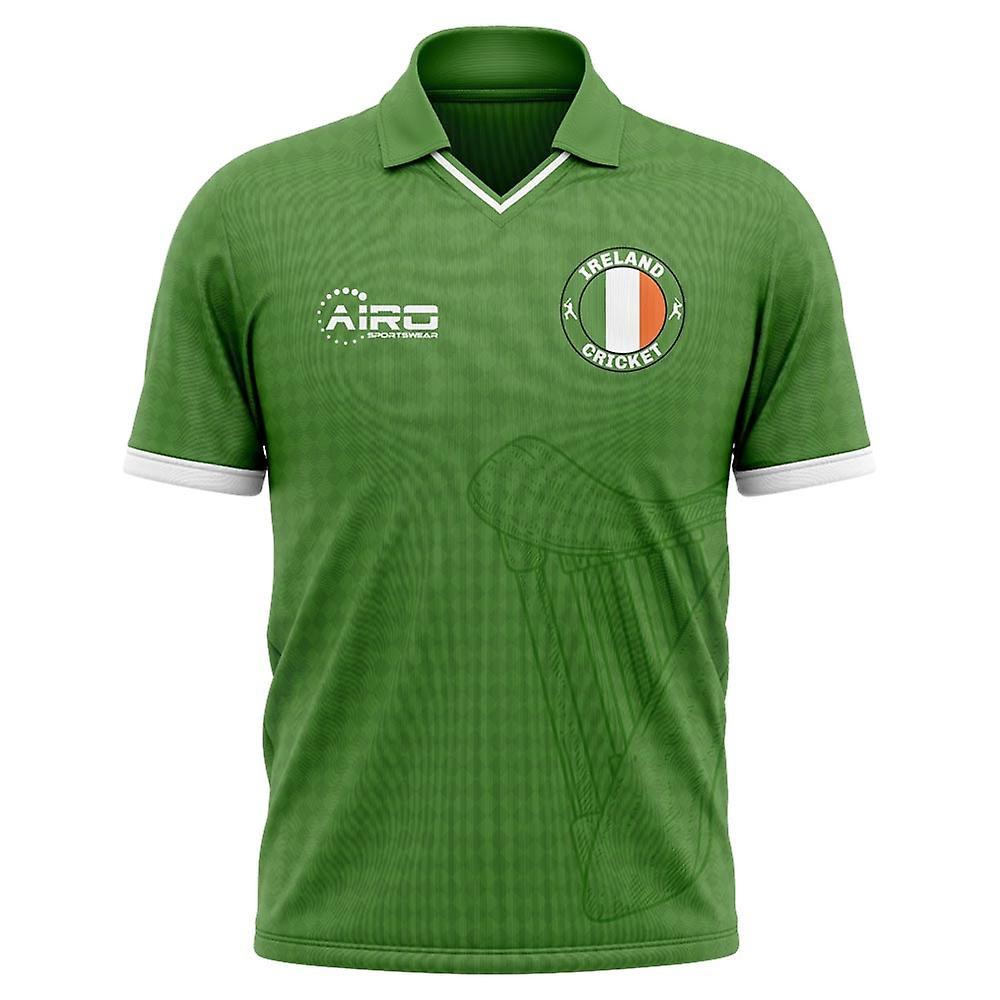 Airo Sportswear 2023-2024 Ireland Cricket Concept Shirt - Womens Blue XL - UK Size 16