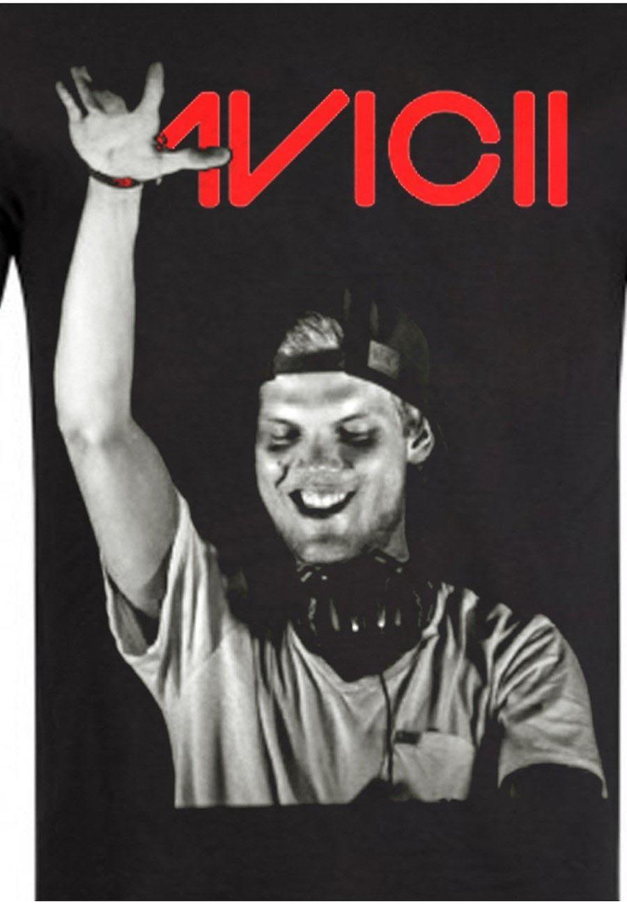 RockShark Avicii T-Shirt Noir Avicii On The Scene Black M