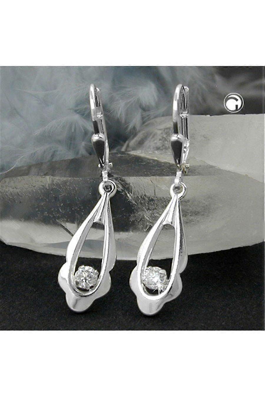 Gallay Leverback Earrings Zirconia Silver 925 - Gl91417