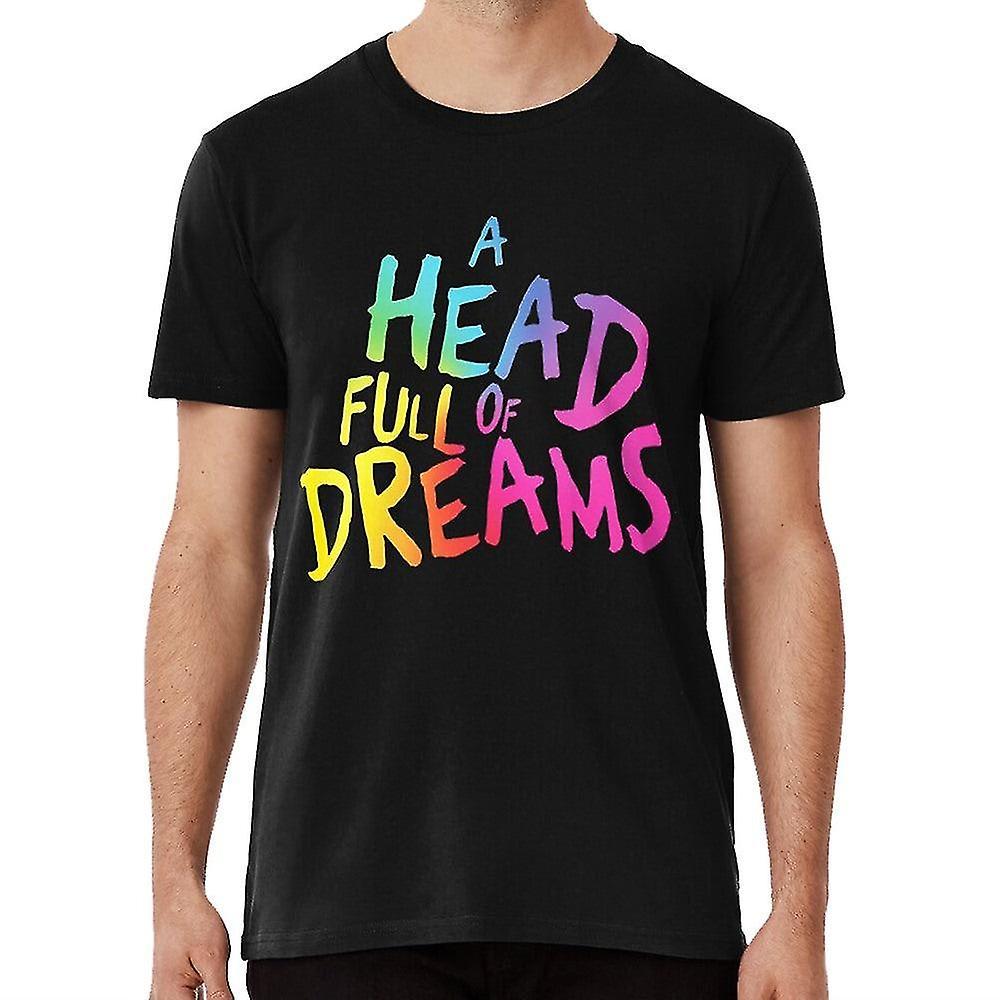 Gildan A head full of dreams t-shirt guy martin coldplay tt chris martin racing Black XXXL