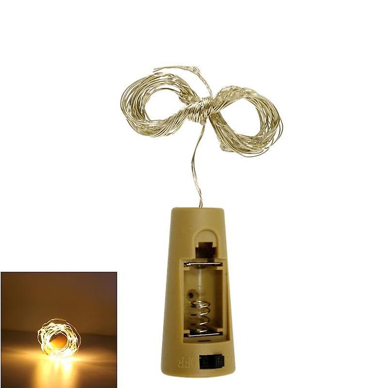 Slowmoose Waterproof, 3m Cork Shaped Battery Case And Led String Lights 30leds(3m)