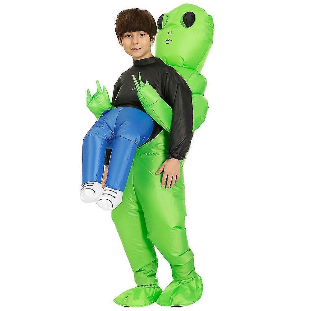 Generic Alien Inflatable Suit Alien Monster Inflatable Costume For Kid 1 pc