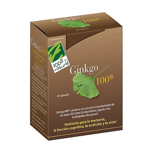 Cien por Cien Natural Ginkgo 100 60 capsules