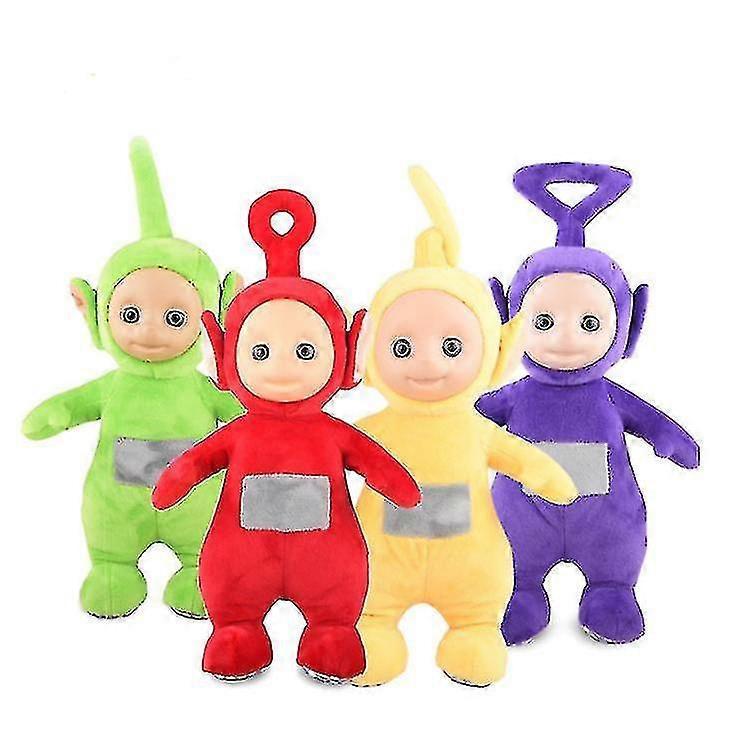 Jkw 25cm Teletubbies Early Education Plush Toy-plush Doll 4PCS