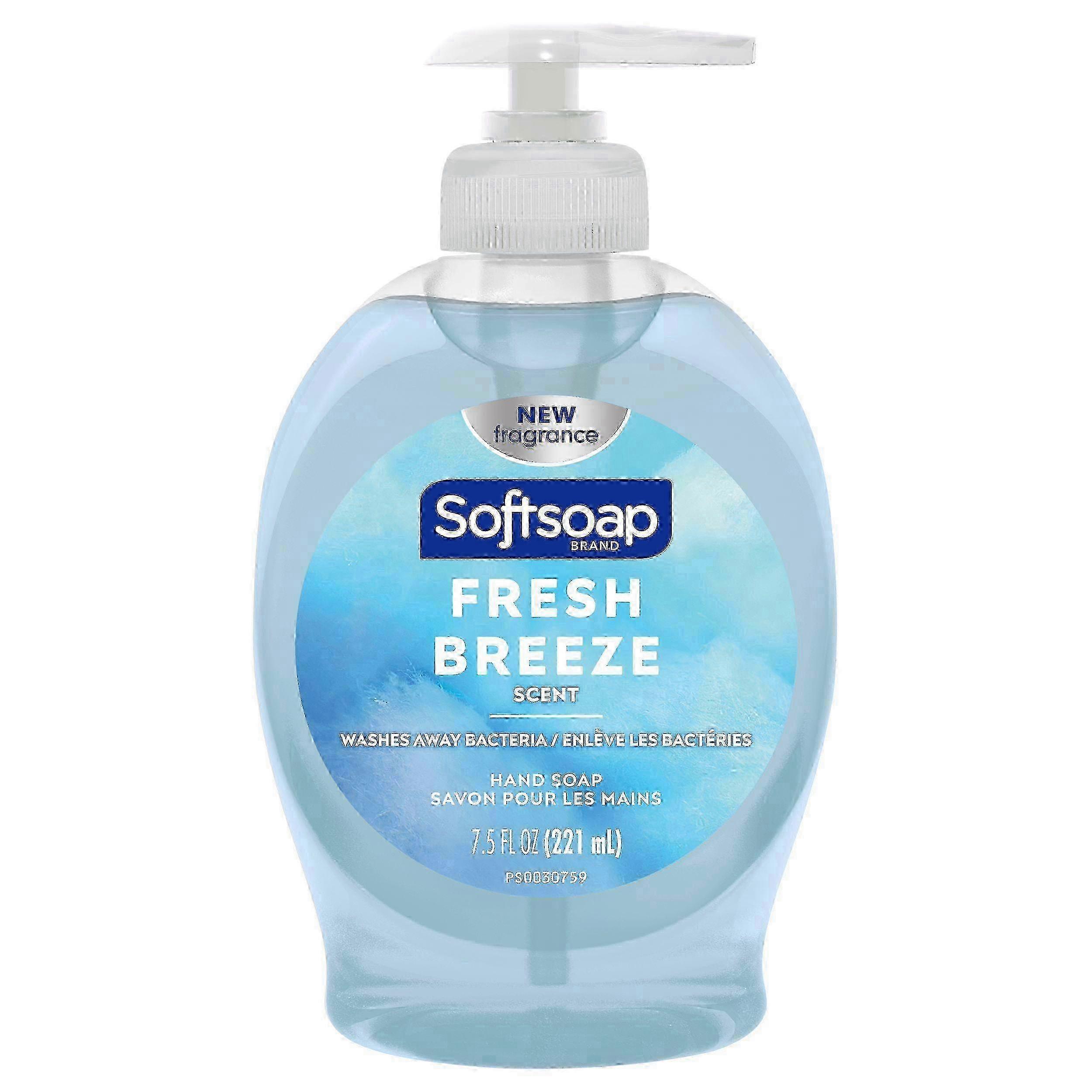 Softsoap Liquid Hand Soap Pump, Fresh Breeze, 7.5 Oz