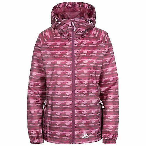 ek Wholesale Ladies trespass indulge packaway raincoat tp75 jacket Fig print M