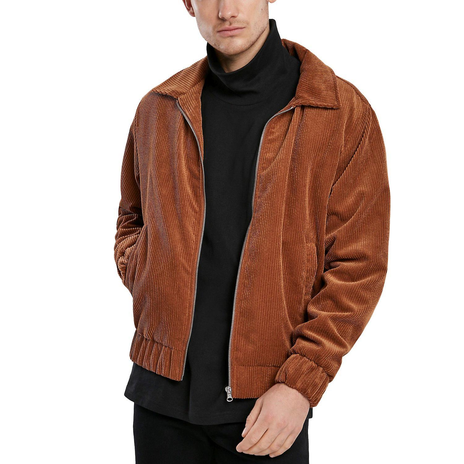 Urban Classics - Boxy Corduroy Cord Jacket Brown L