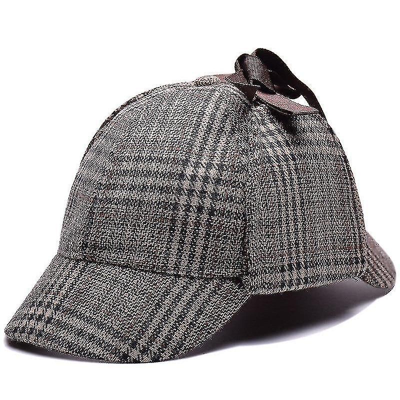 Cryin 1 Pcs Sherlock Holmes Detective Beret Hat Unisex Cosplay Accessories