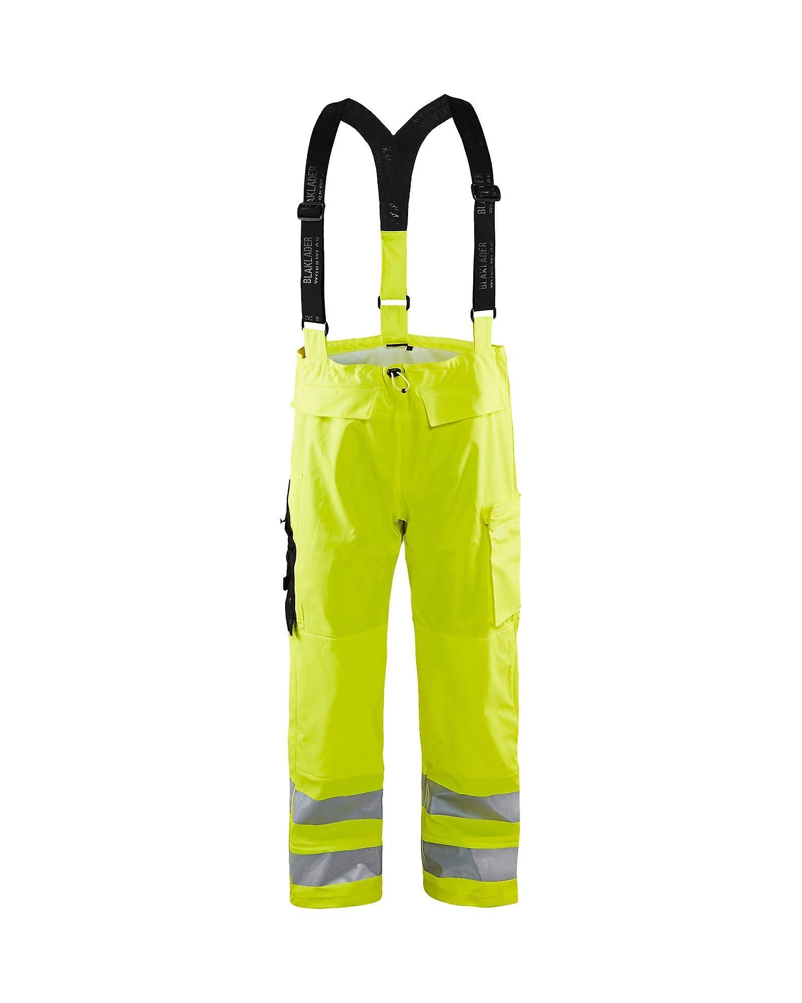 Blaklader 1306 hi-vis rain trousers - mens (13062005) Yellow Xxl