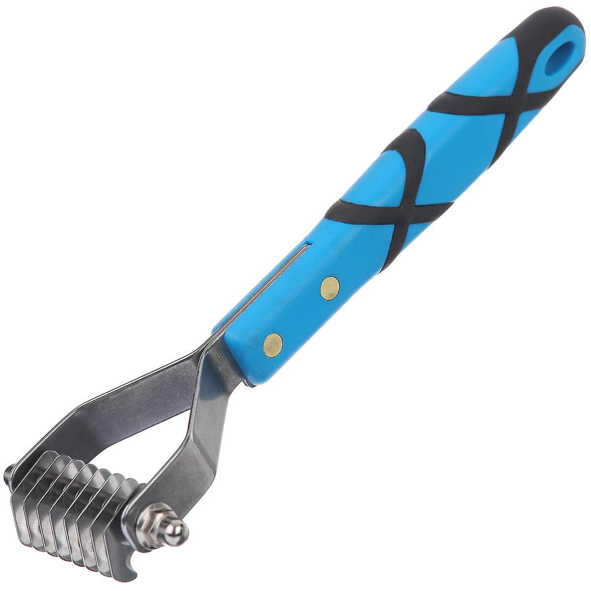 Groom Professional Coat King Hair Stripping Rakes - Deshedding Brush Blau Fine 16 Tooth