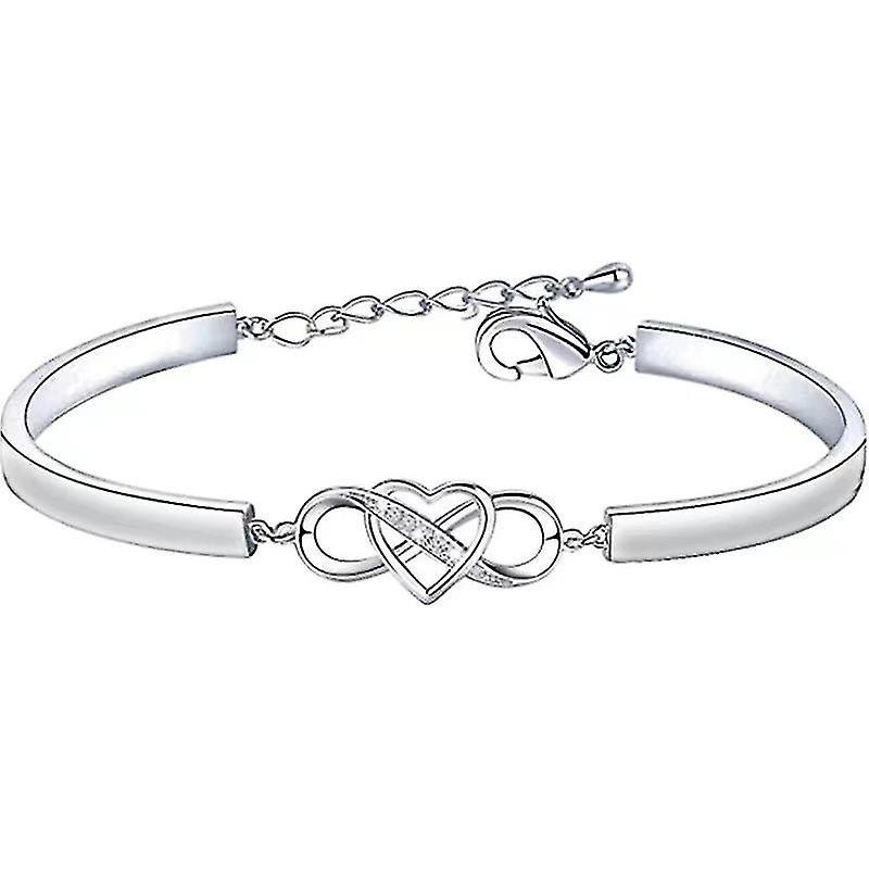 Jnnjv Daughter-in-law Gift Bracelet: Infinity Love Heart Bracelet For Daughter-in-law