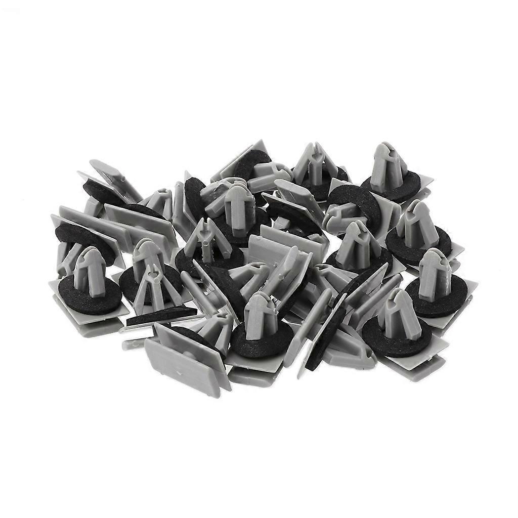 Unbrand 25 Pcs Fender Rocker Moulding Clips With Sealer For Ford Explorer