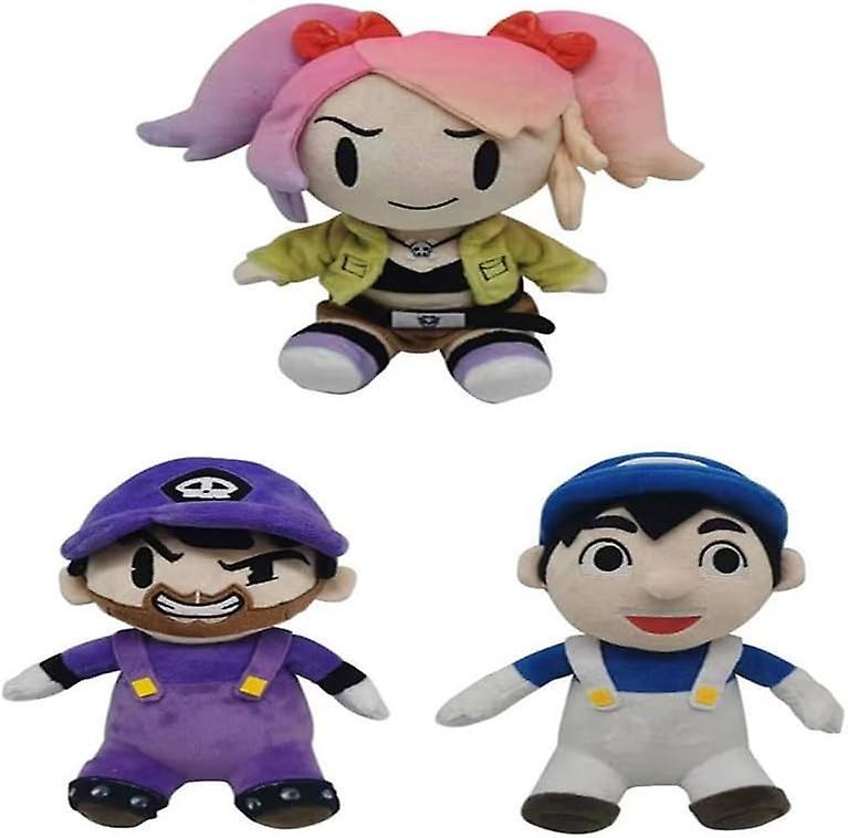 Ubiuo 2023 New Smg4 Plush - 25" Cute Smg3 Plushie Toys For Game Fans Gift, Collectible Soft Stuffed Pillow Doll For Kids And Adults,plushies For Gi...