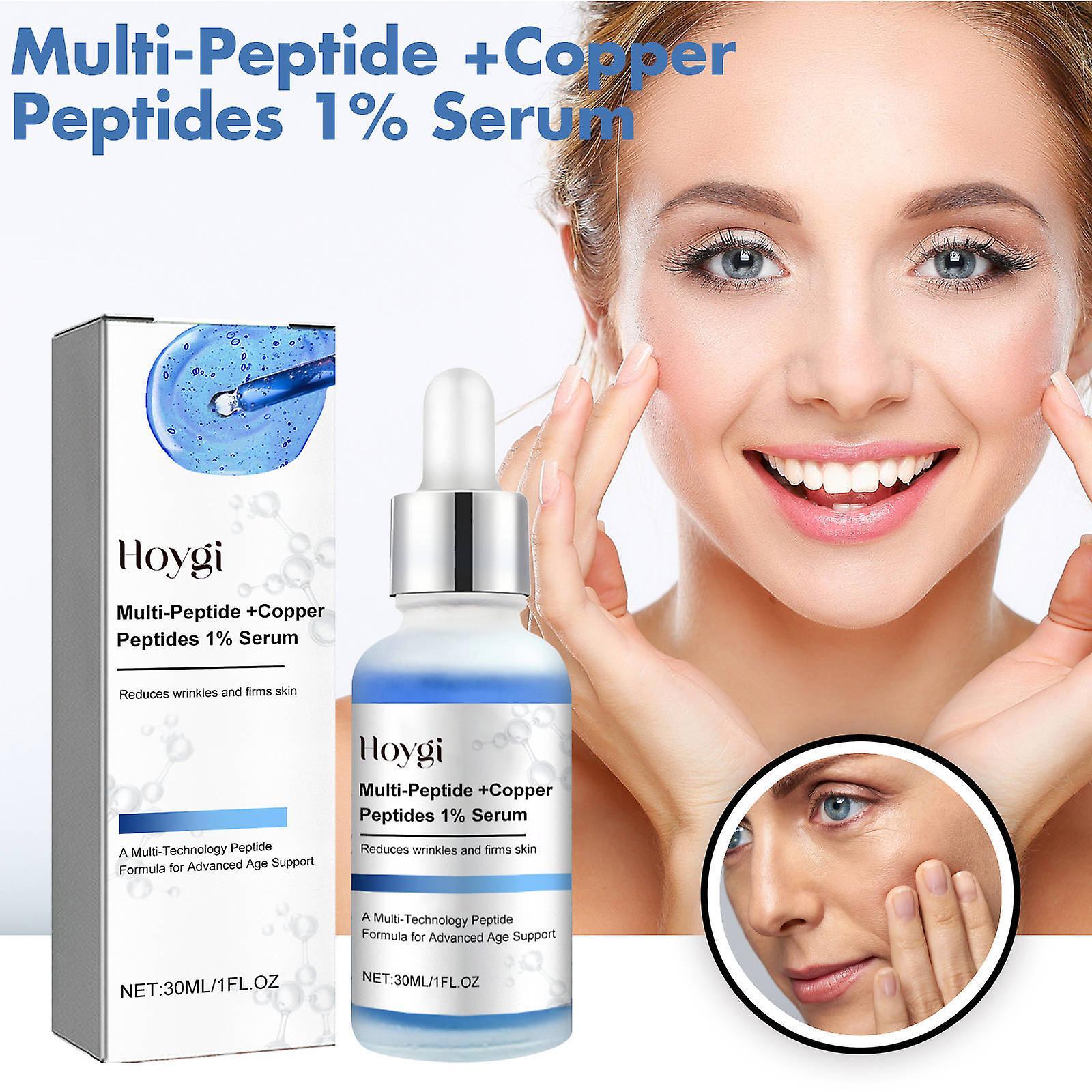 Frusde Multi-Peptide Copper Peptides 1% Serum, Copper Peptide Face Serum Collagen, Anti Aging Skin Solutions Properties, Multi-Peptide Copper Pepti...