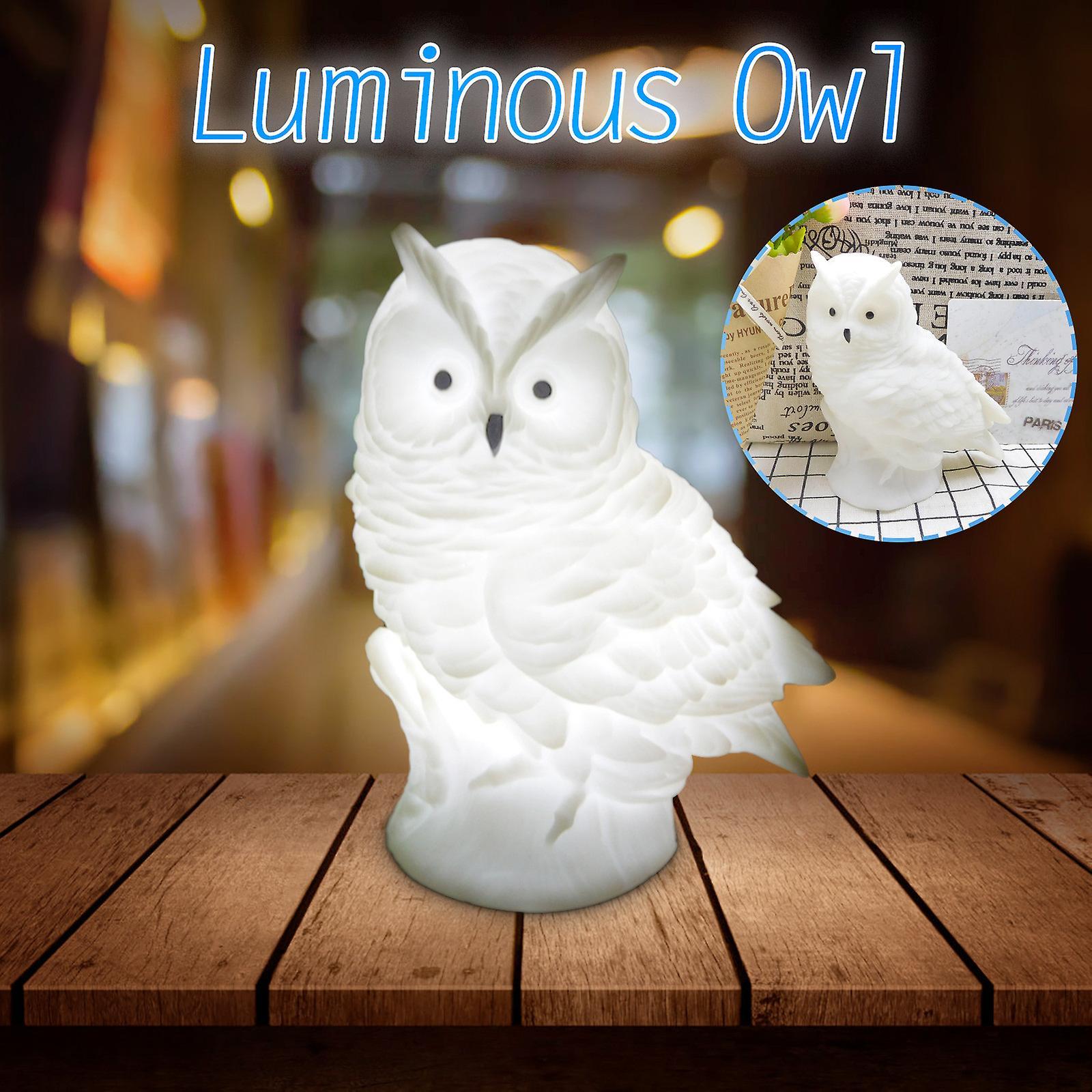 Baodan Three-dimensional Owl LED Night Light Creative Decoration Bedroom Bedside Lamp