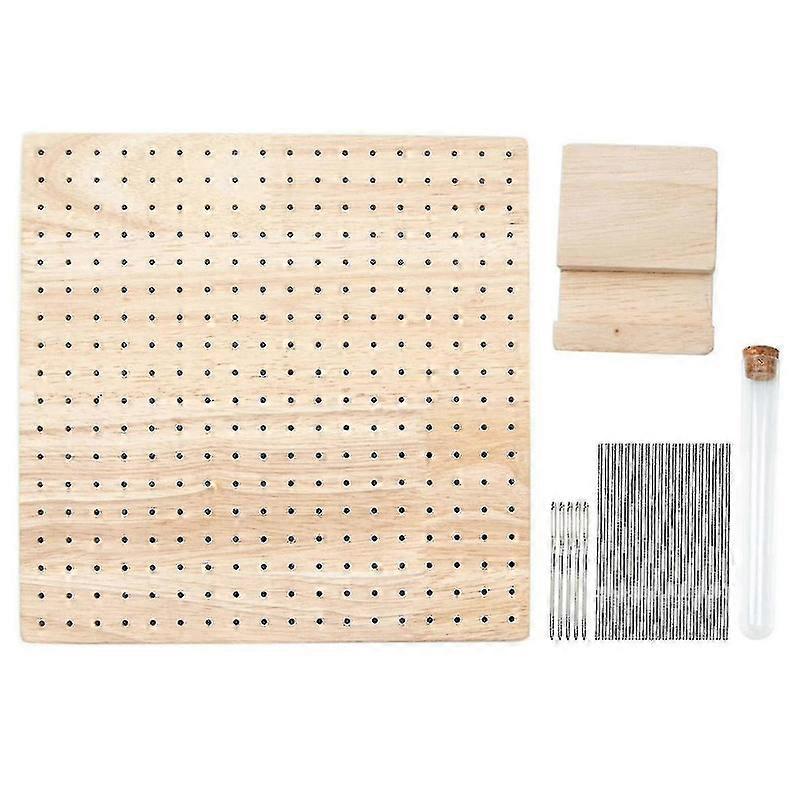 Pbb Boutique Wooden Crochet Blocking Board Knitting Blocking Mat With Rod Pins For Knitting Crochet[PB]