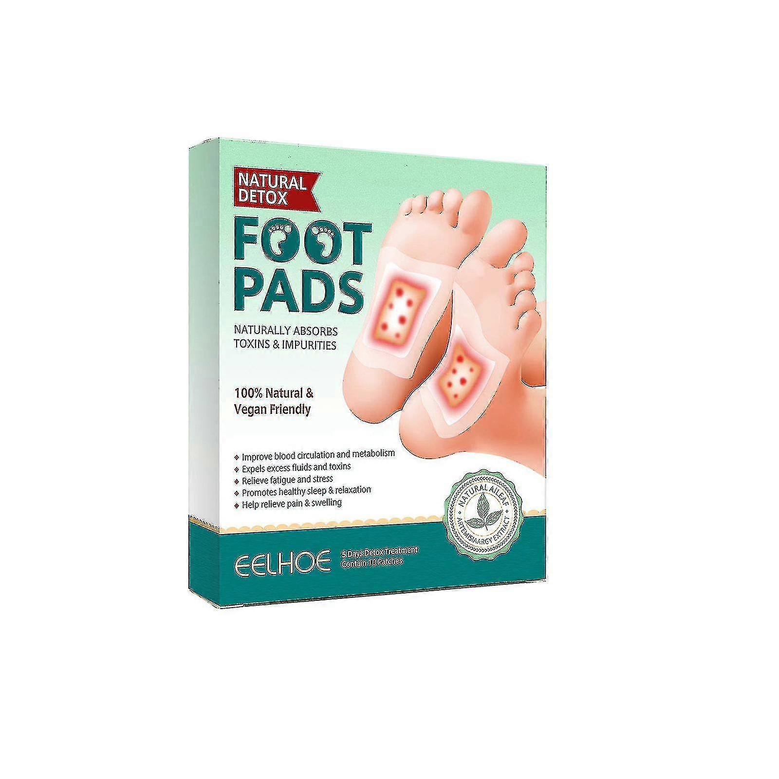 Uta 10/20 Pcs Detox Foot Patches, Detox Foot Pads, Detoxifying Foot Pads, Feet Detox Pads, Wormwood Foot Pads, Relieve Body Stress, Improve Sleep Q...