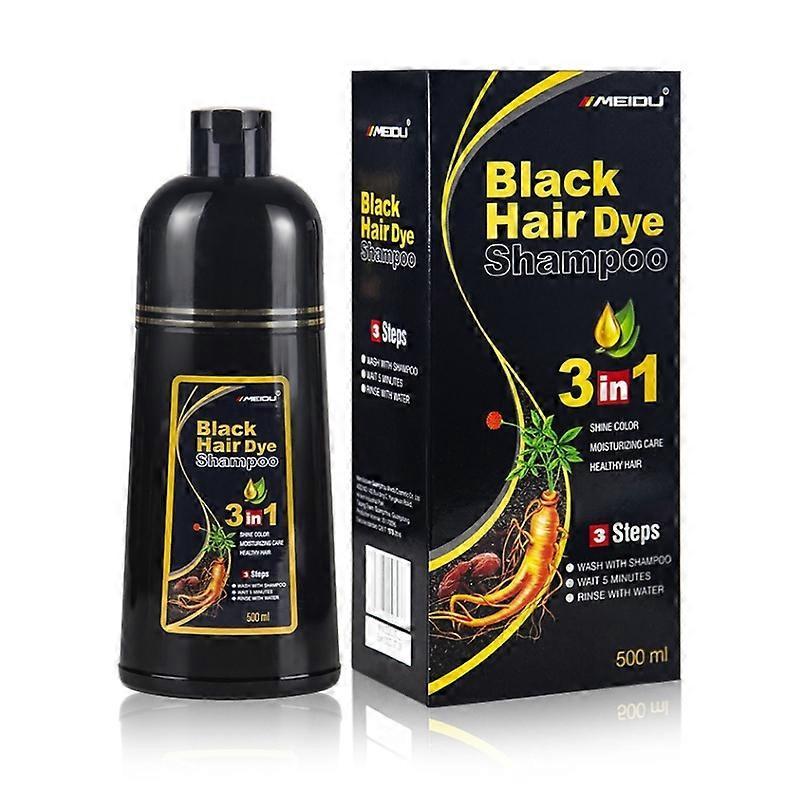 unbrand Hair Color Shampoo in Minutes Hair Dye Shampoo Hair Instant Coloring Gift Black