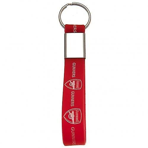 Arsenal FC Silicone Keyring Red One Size