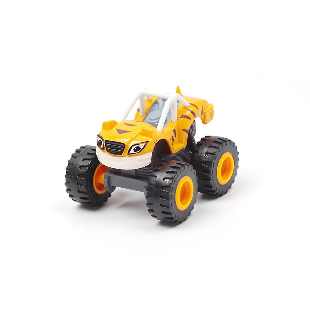 Remorui 1Pc Diecast Blaze Monster Machines Friction Racer Car Vehicle Toy Kids Gift Yellow