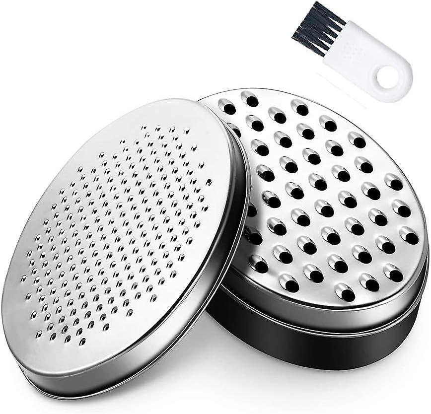 Hrhmv Cheese Grater with Food Storage Container and Lid Vegetable Chopper,Perfect use in Hard Parmesan or Soft Cheddar Cheeses, Vegetables, Chocolate