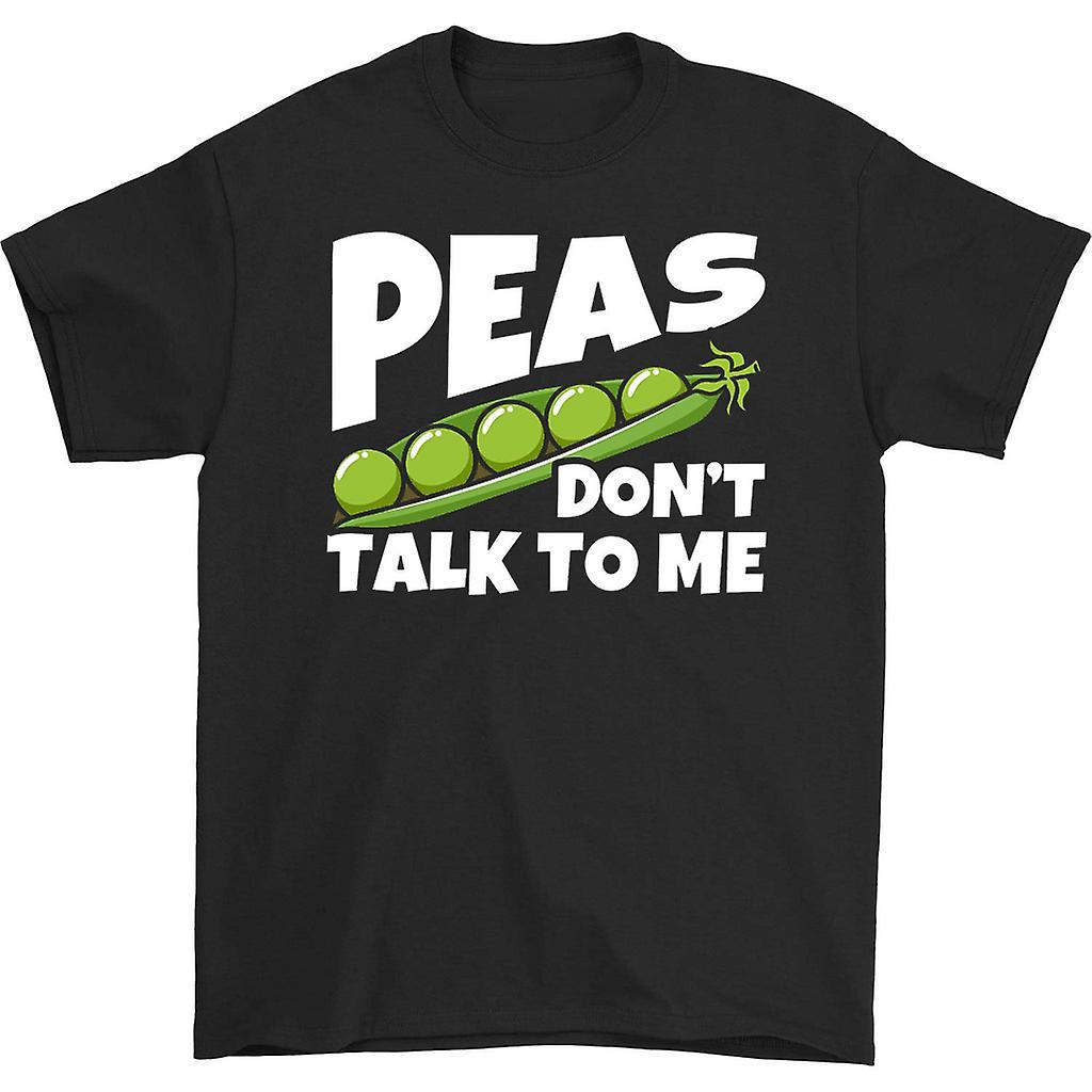 HISHARK Peas don't talk to me t-shirt black M