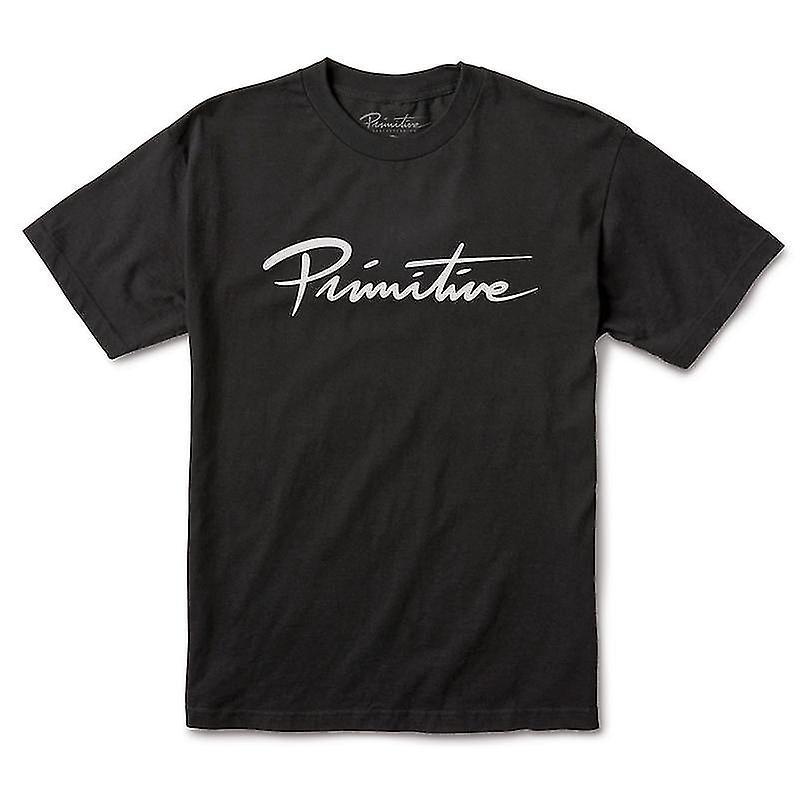 Primitive Apparel Nuevo Script T-Shirt Black M