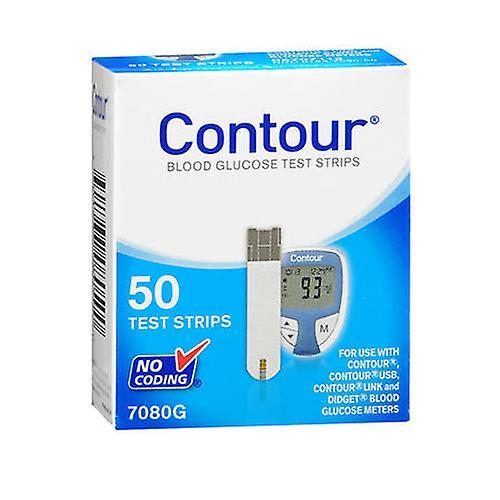 Bayer  Contour Blood Glucose Test Strips, Box Of 50 (Pack of 1)