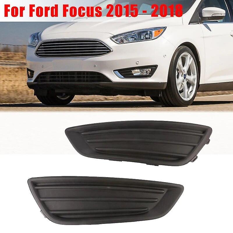 Scitoo Car Fog Light Replacement Covers For Ford Focus 2015 2016 2017 2018 Front Bumper Driving Fog Light Grille Cover Shell Assembly