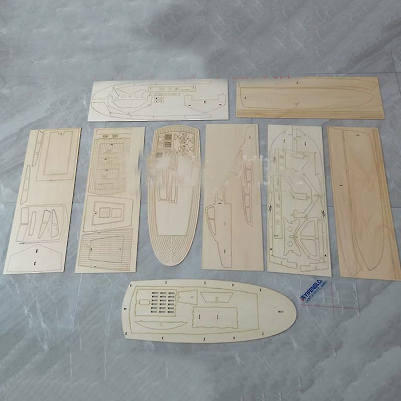 Redkid Assembled ship model kit wooden handmade ship model 760 Daweimin ship board pieces DIY yacht kit