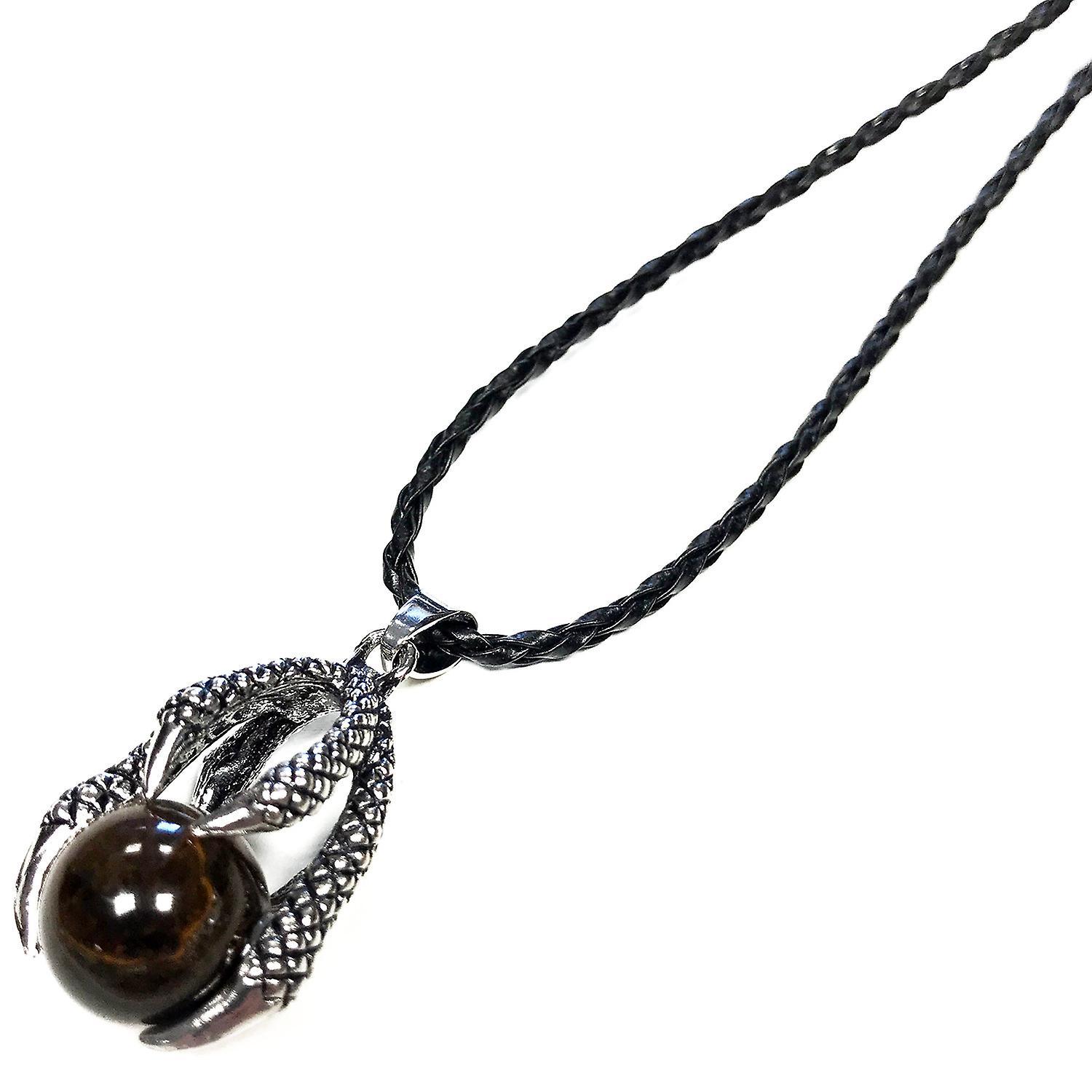 Frekl Lrg Dragon Claw Pendant - Tiger Eye X 1