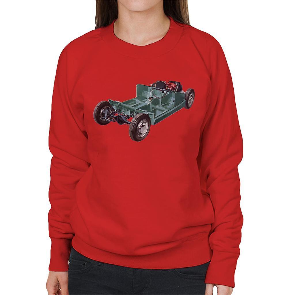 Austin Healey Sprite Mark II British Motor Heritage Women's Sweatshirt Red Medium