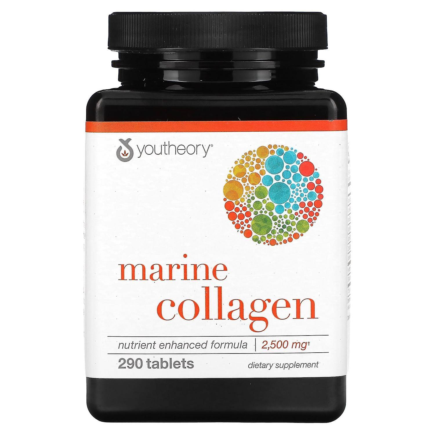 Youtheory, Marine Collagen, 500 mg, 290 Tablets