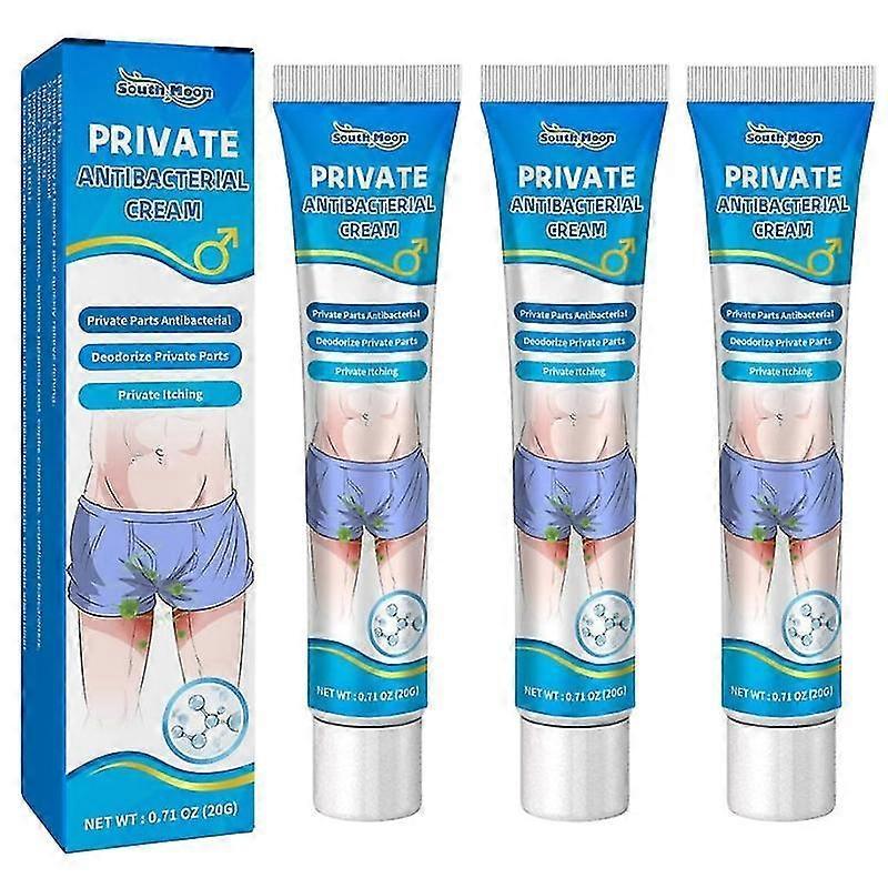 West&month 3Pcs 20g Men's Private Part Anti-itch Care Cream Deodorant Ointment Anti-itch Cream