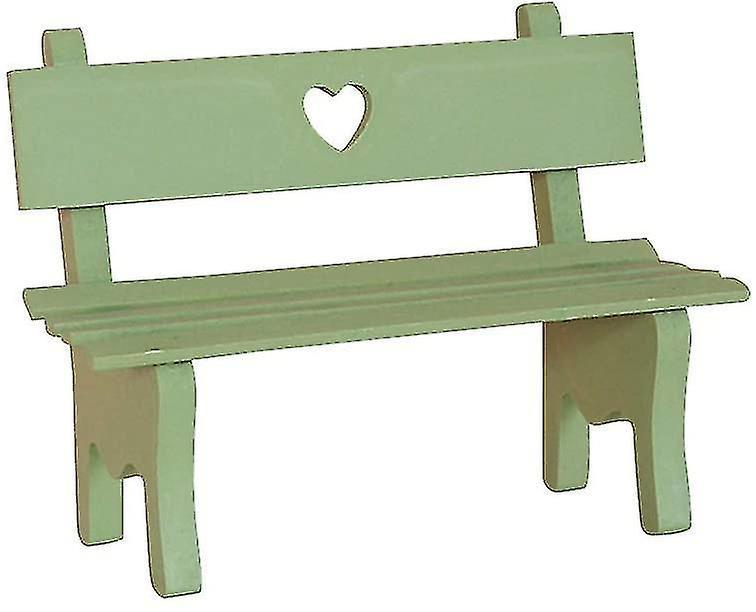 Pilk Mini Wooden Garden Bench Decorative Photo Props